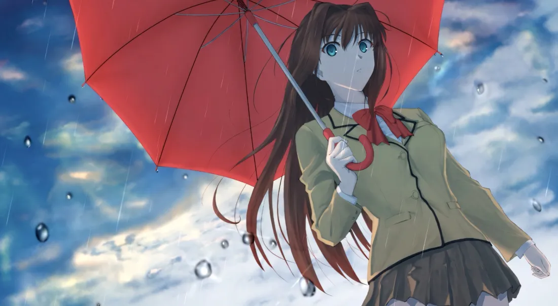 2k苍崎青子壁纸｜魔法使之夜背景图片 - 红伞少女「哲风壁纸」