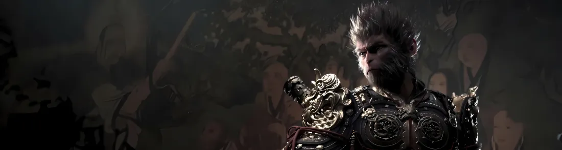 4k黑神话悟空壁纸｜带鱼屏背景 - 战甲悟空角色「哲风壁纸」