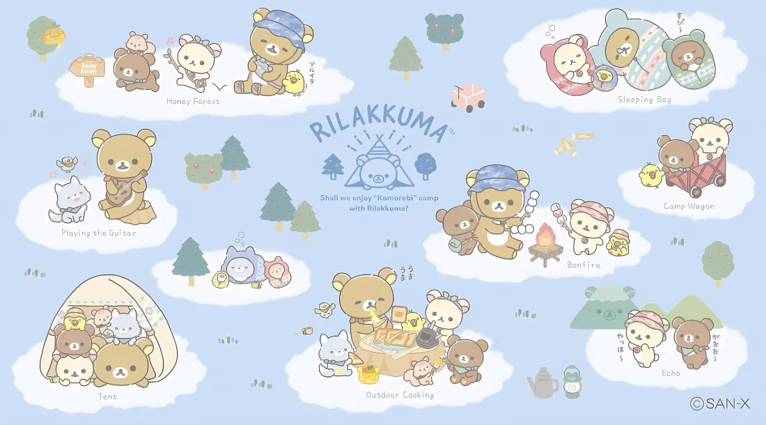 2k轻松熊壁纸｜卡通背景图片 - 可爱治愈萌系「哲风壁纸」