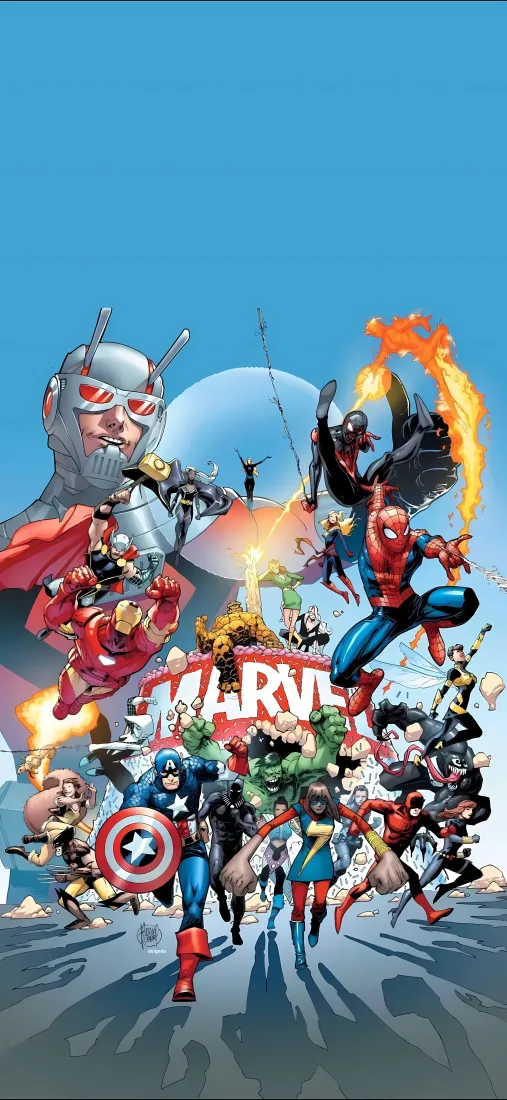 漫威手机壁纸｜复仇者联盟背景图片 - 超级英雄集结「哲风壁纸」