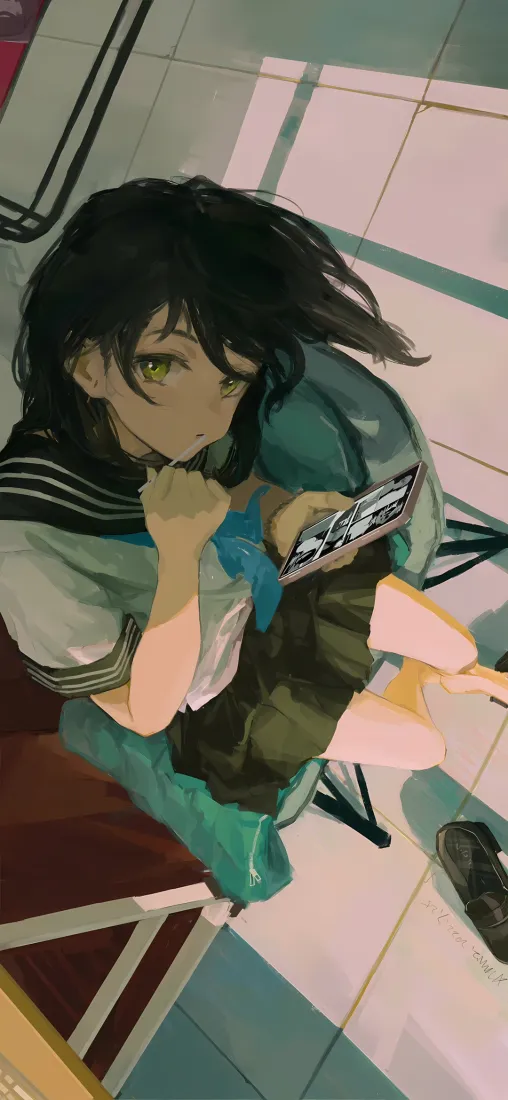 夜兰手机壁纸｜原神背景图片 - 水手服「哲风壁纸」