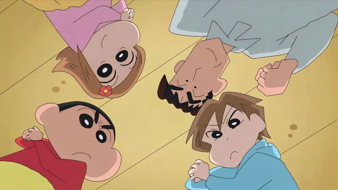 2k蜡笔小新壁纸｜卡通背景图 - 广志小新风间「哲风壁纸」