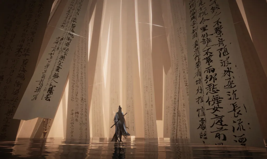2k燕云十六声壁纸｜书法背景图片 - 古风武侠「哲风壁纸」