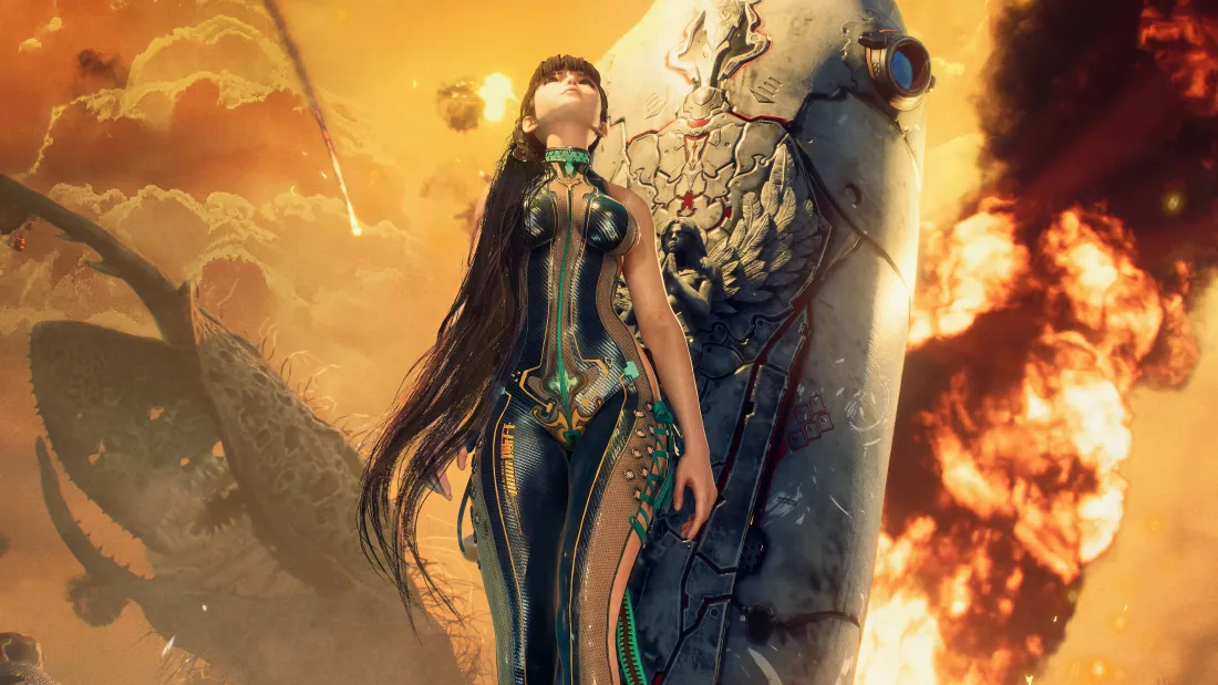 4k剑星2壁纸｜火焰背景图片 - 女性角色「哲风壁纸」