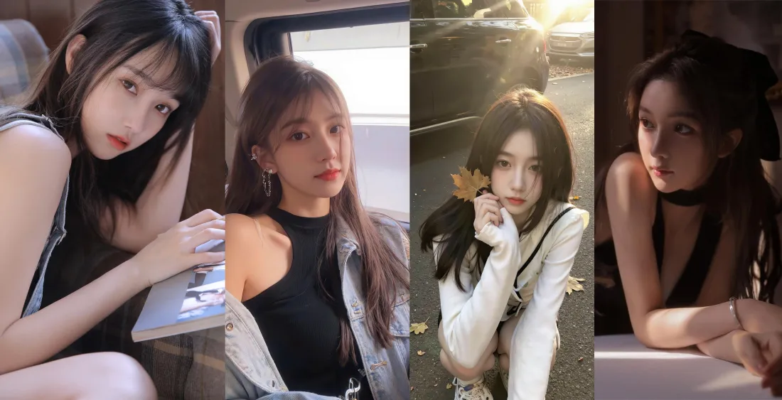 5k美女壁纸｜美女背景图片 - 多场景美女写真「哲风壁纸」