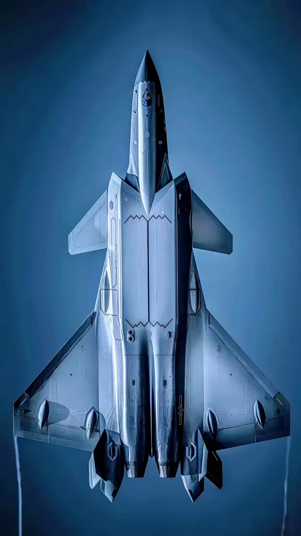 战机手机壁纸｜蓝色背景图片 - 军事装备 航空科技「哲风壁纸」