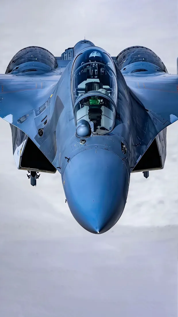 蓝色战机手机壁纸｜天空背景图片 - 军事战斗机「哲风壁纸」