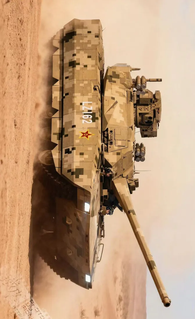 坦克手机壁纸｜沙漠背景图片 - 迷彩装甲军事装备「哲风壁纸」