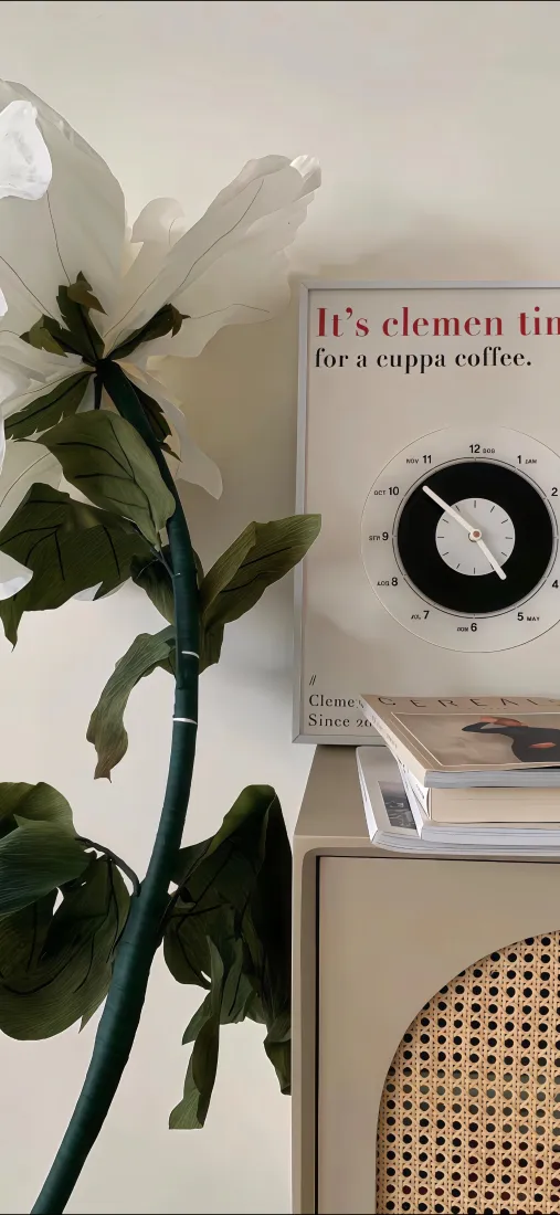 绿植白花卉手机壁纸｜ins风背景图片 - 简约文艺「哲风壁纸」