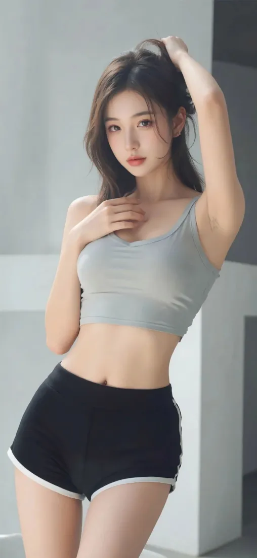 气质美女手机壁纸｜室内背景图片 - 简约风格「哲风壁纸」