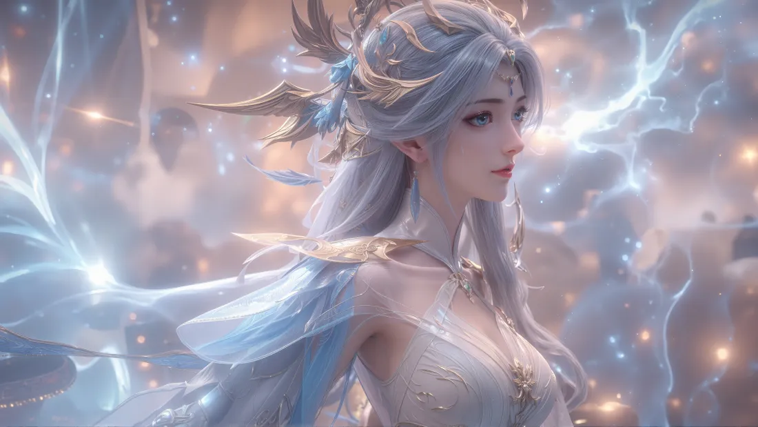 3k宁雨蝶壁纸｜梦幻背景图片 - 百炼成神「哲风壁纸」