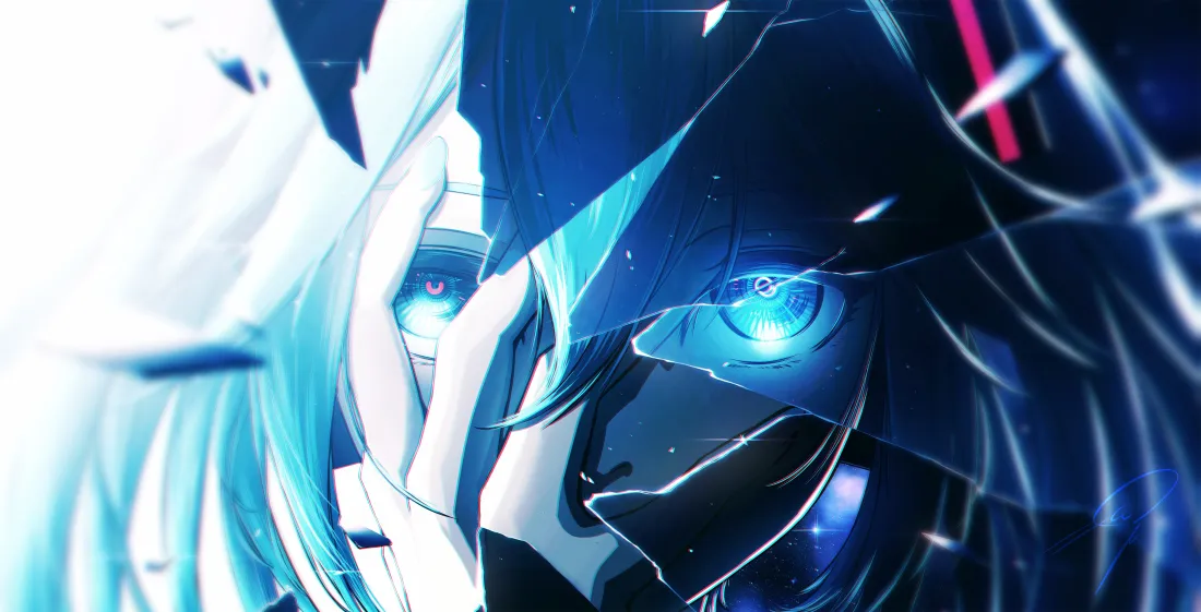 6k初音未来壁纸｜科技背景图片 - 赛博朋克机械风「哲风壁纸」