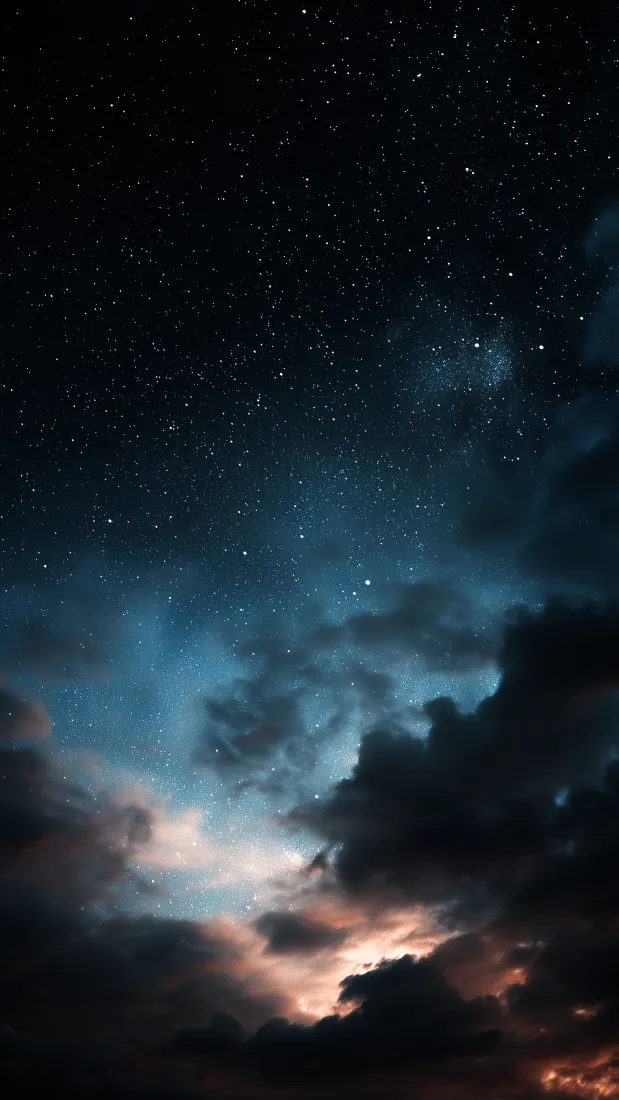 星空手机壁纸｜夜空背景图片 - 简约深邃宇宙「哲风壁纸」