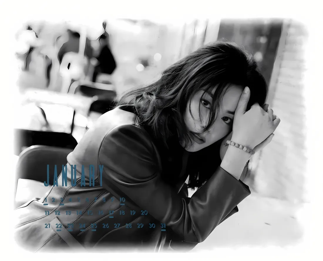 2k王菲壁纸｜黑白背景图片 - 早期写真「哲风壁纸」