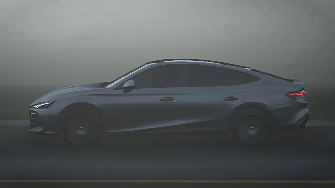 2k轿跑车壁纸｜雾天背景图片 - 灰色汽车「哲风壁纸」