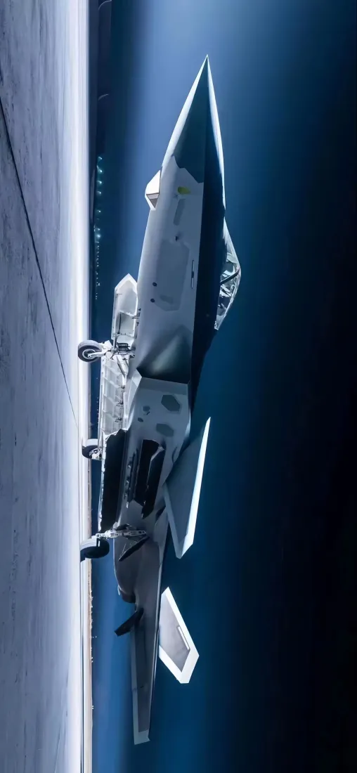 战机手机壁纸｜科幻背景图片 - 利剑战斗机「哲风壁纸」