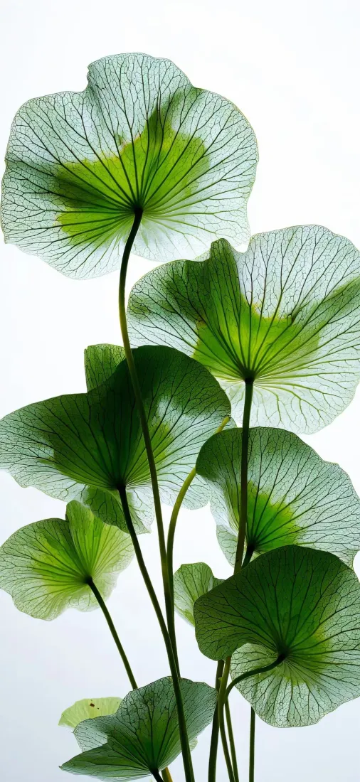 自然手机壁纸｜绿植背景图片 - 清新荷叶「哲风壁纸」