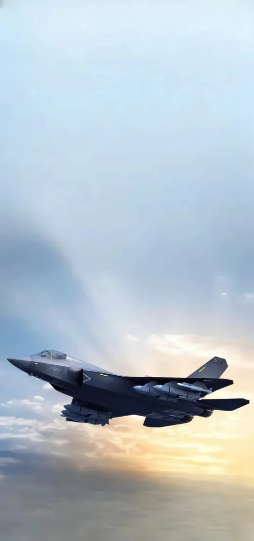 战机手机壁纸｜军事背景图片 - 天空云层黄昏「哲风壁纸」