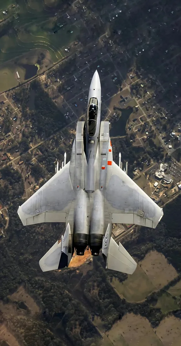 F-14战机手机壁纸｜军事背景图片 - 空中飞行「哲风壁纸」