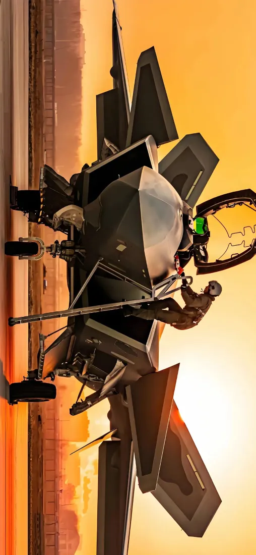 战机手机壁纸｜黄昏背景图片 - 军事「哲风壁纸」