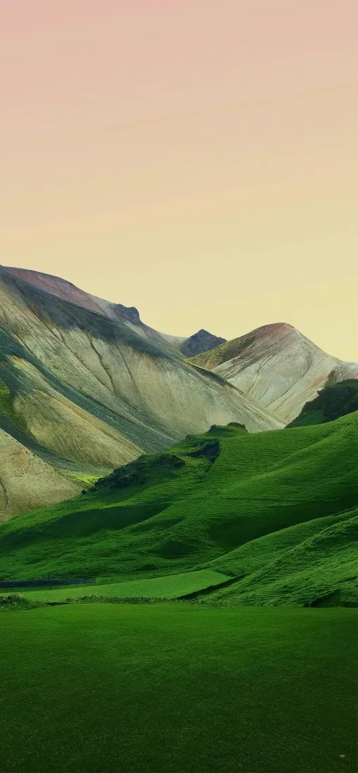 山峦草地手机壁纸｜自然风景背景图片 - 清新户外「哲风壁纸」