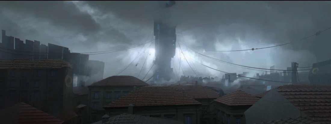 3k废土风废墟壁纸｜灰暗城市背景 - 带鱼屏「哲风壁纸」