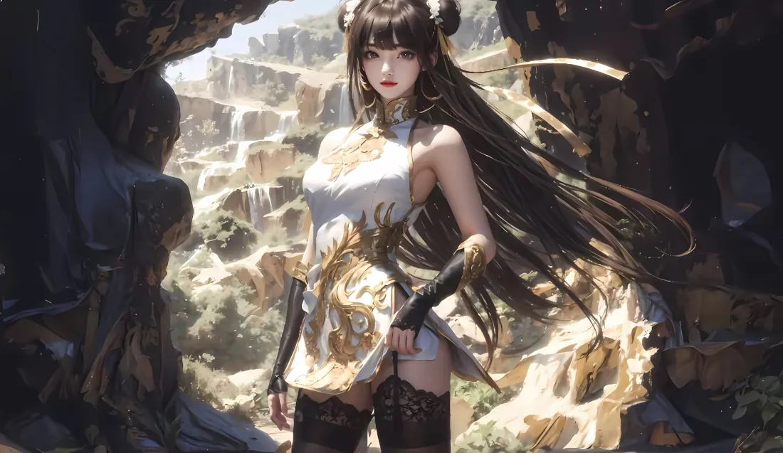 2kDNF花花壁纸｜岩石背景图片 - 古风游戏角色「哲风壁纸」