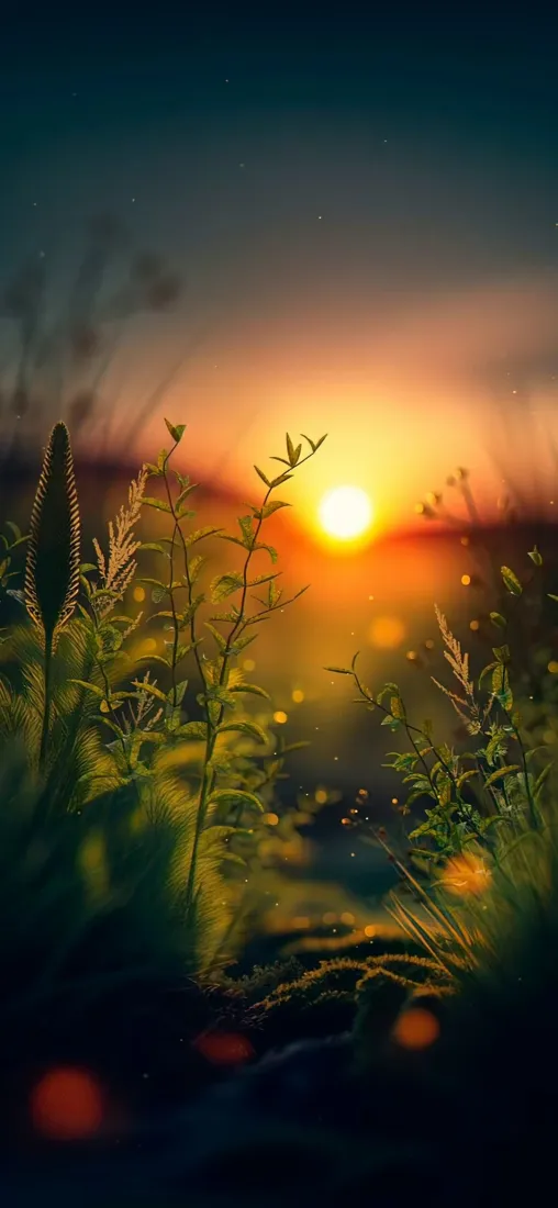 夕阳手机壁纸｜黄昏背景图片 - 自然风景「哲风壁纸」