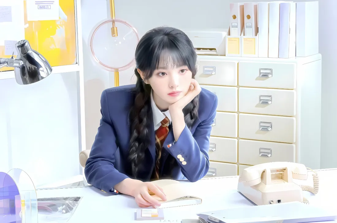 2k田曦薇制服壁纸｜办公室背景图片 - 职场「哲风壁纸」