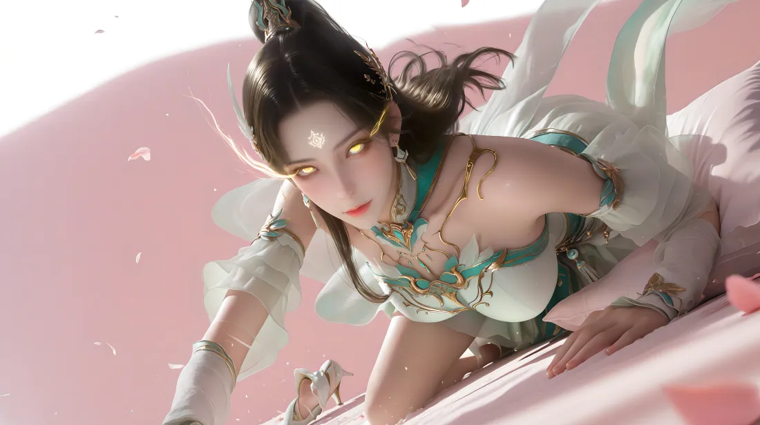 6k萧薰儿壁纸｜斗破苍穹背景 - 古风粉色玄幻角色「哲风壁纸」