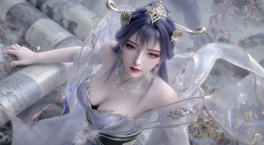 5k百炼成神天穹壁纸｜玄幻背景图片 - 古风薄纱「哲风壁纸」