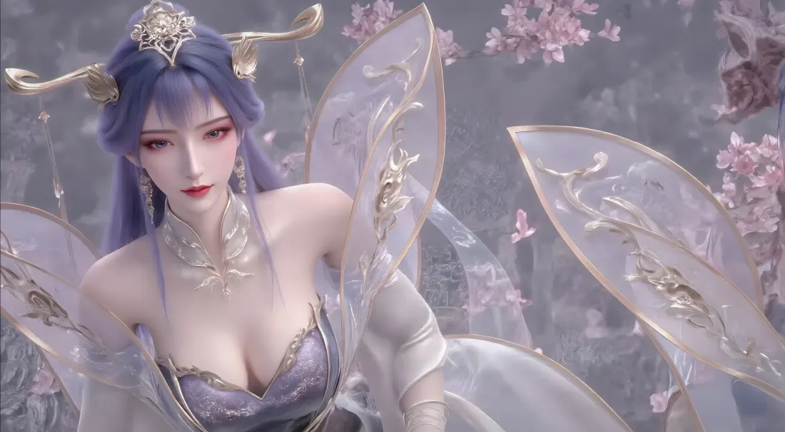 5k百炼成神天穹壁纸｜樱花背景图片 - 古风「哲风壁纸」