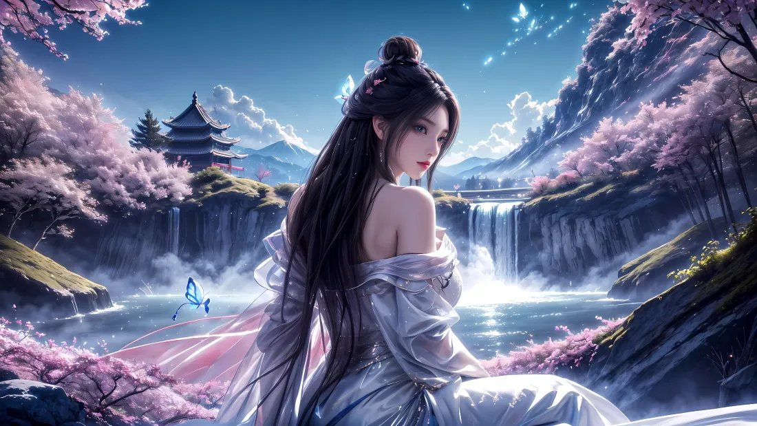 4k陆雪琪壁纸｜诛仙背景图片 - 古风仙侠樱花「哲风壁纸」