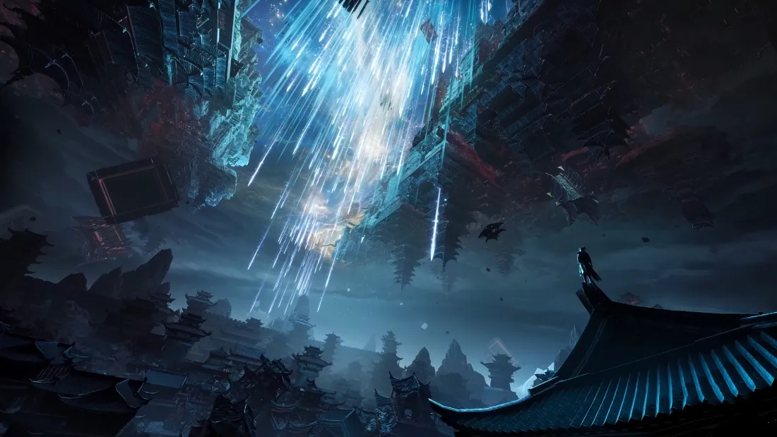 2k牧神记壁纸｜古风建筑背景图片 - 科幻光束「哲风壁纸」