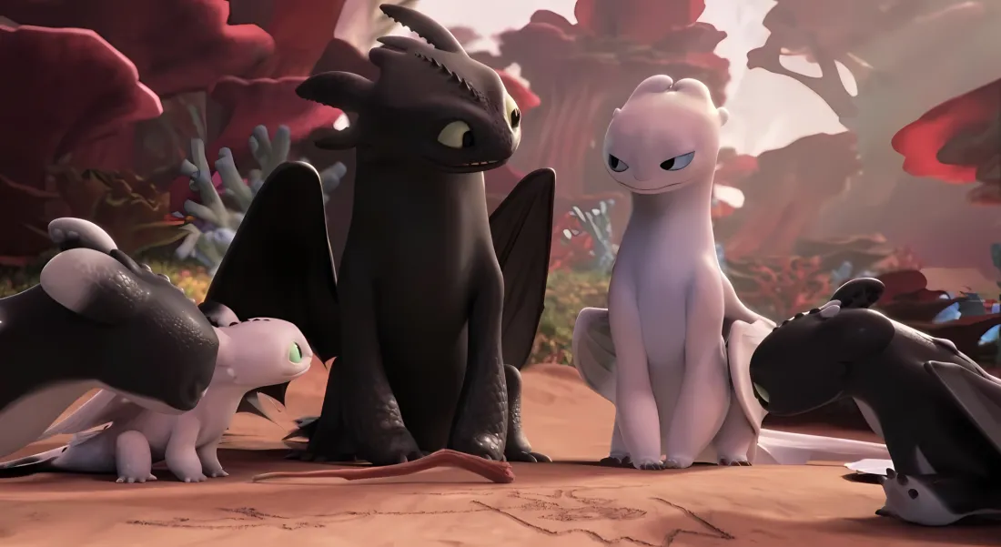 2k驯龙高手壁纸｜奇幻背景图片 - 光煞无牙仔「哲风壁纸」