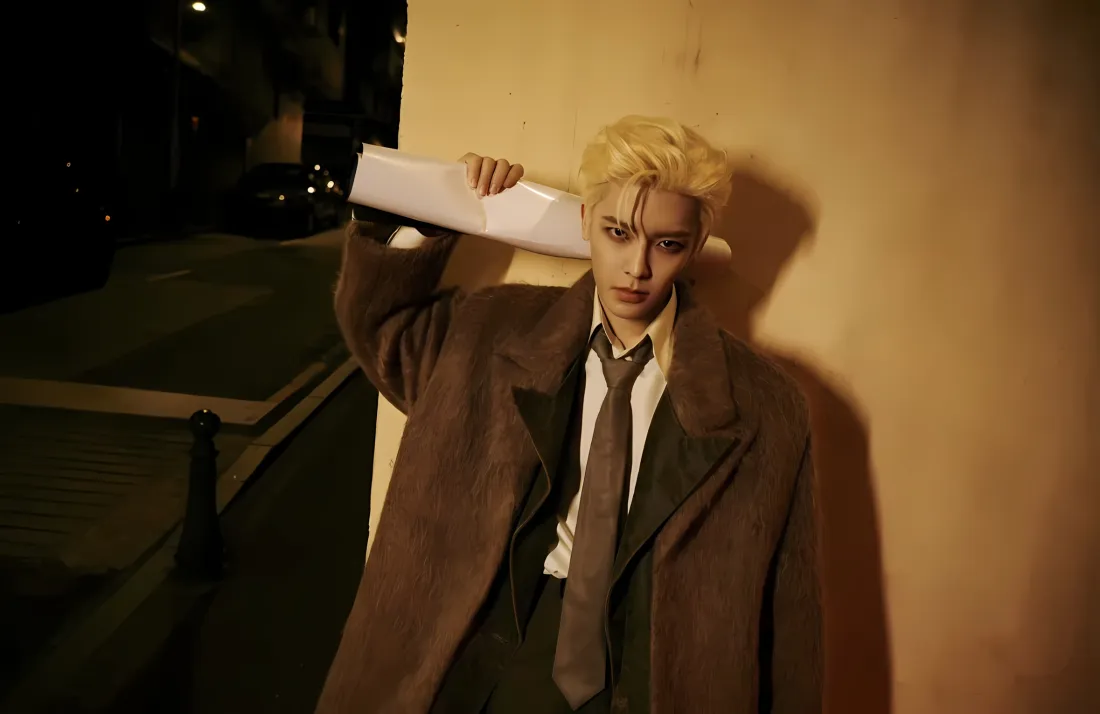 2k侯明昊壁纸｜夜景背景图片 - 金发西装杂志「哲风壁纸」