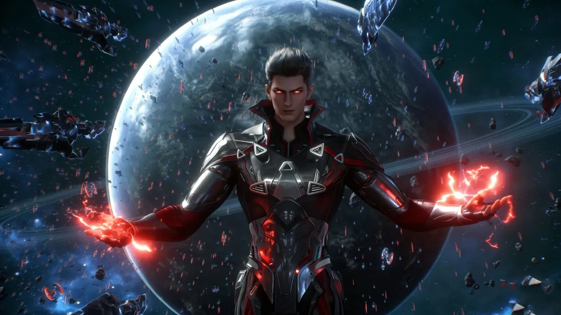 3k吞噬星空壁纸｜宇宙背景图片 - 罗峰科幻战甲「哲风壁纸」