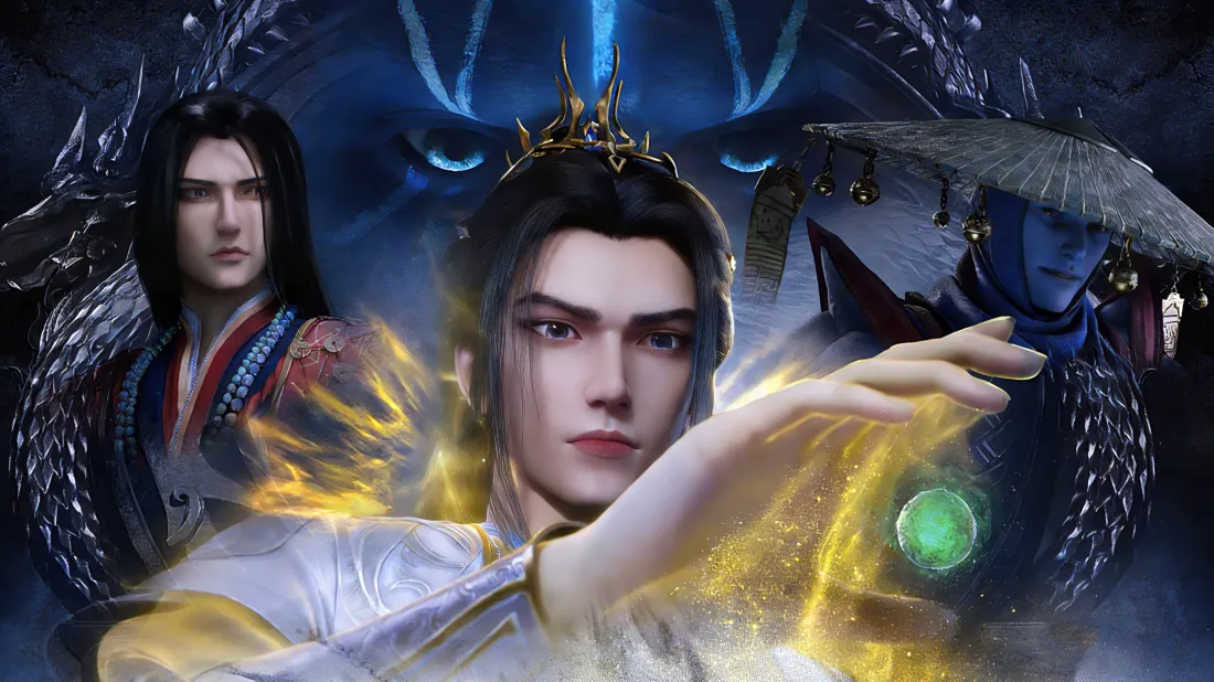 3k仙逆壁纸｜玄幻背景图片 - 金色特效修仙「哲风壁纸」