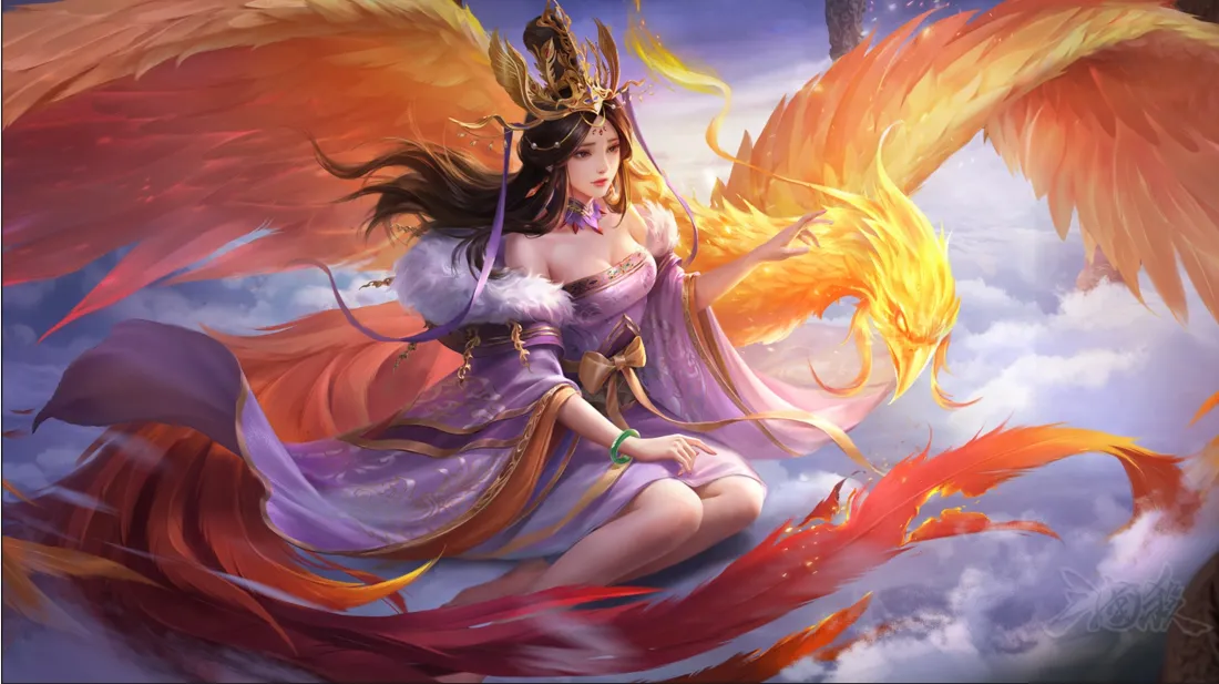 2k三国杀神凰壁纸｜古风背景 - 华丽服饰「哲风壁纸」