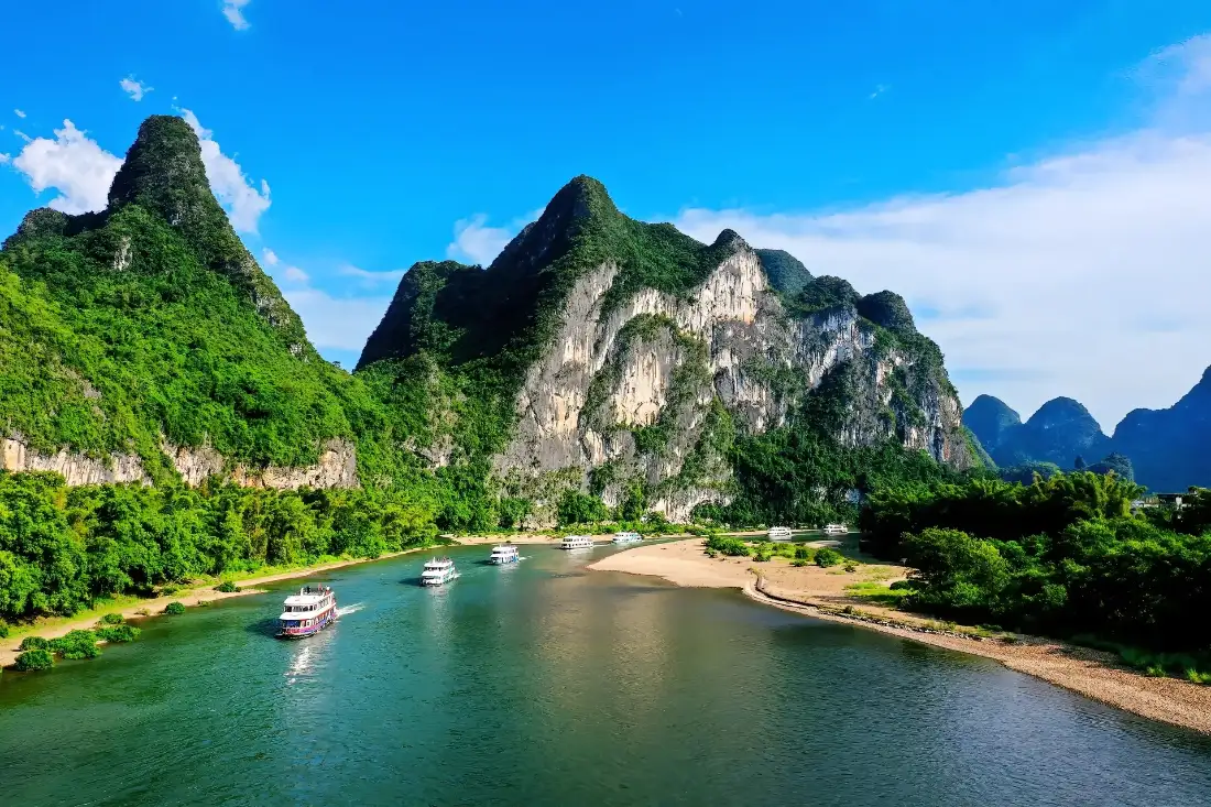 2k桂林山水壁纸｜漓江背景图片 - 喀斯特地貌「哲风壁纸」