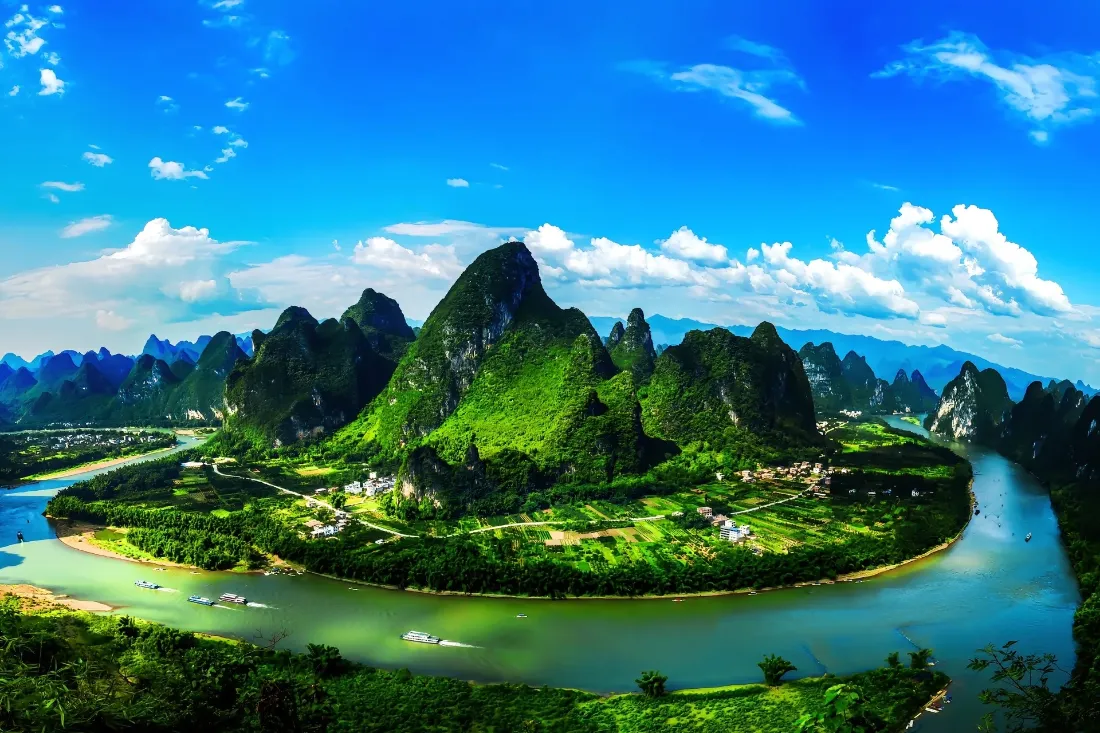 2k桂林山水壁纸｜自然风景背景图片 - 漓江风光「哲风壁纸」