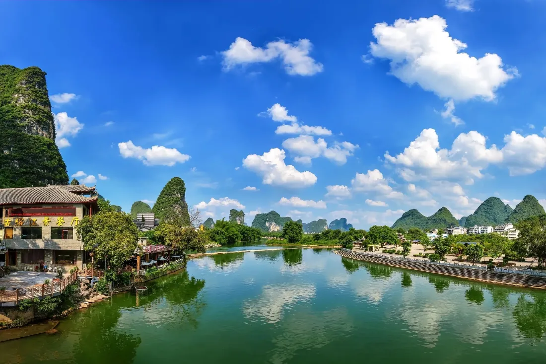 2k桂林山水壁纸｜漓江风景背景图片 - 喀斯特地貌「哲风壁纸」