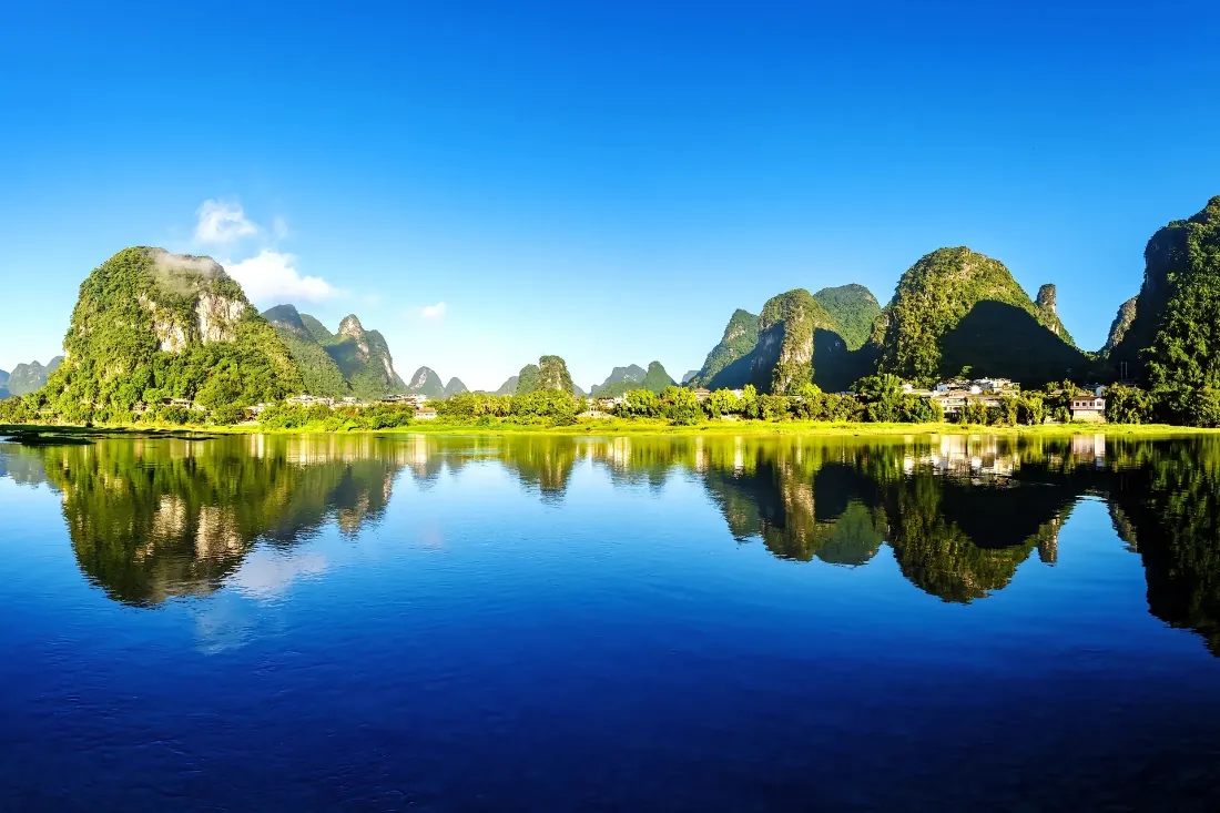 2k桂林山水壁纸｜漓江背景图片 - 喀斯特风景「哲风壁纸」