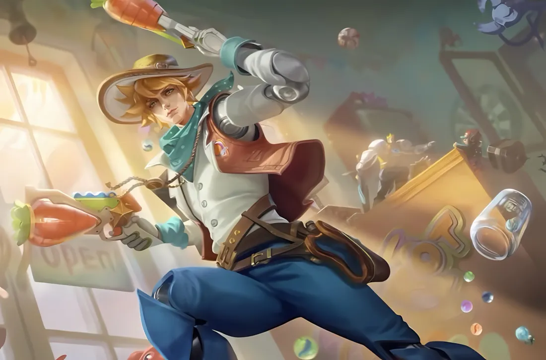 2k马可波罗潮玩牛仔壁纸｜王者荣耀背景图片 - 游戏角色「哲风壁纸」