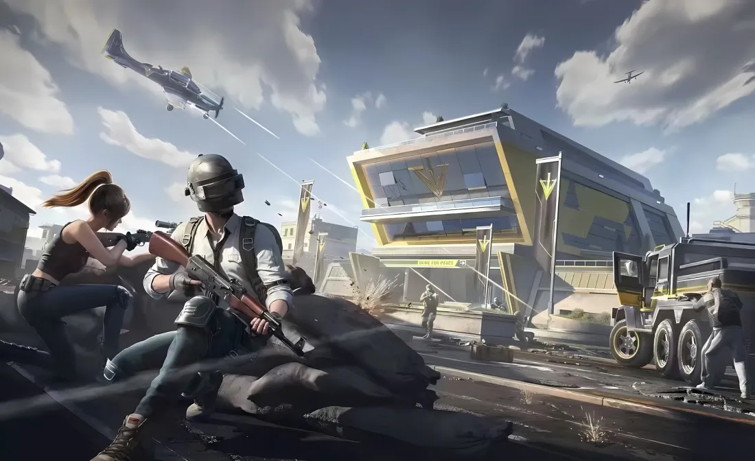 2k和平精英壁纸｜枪战背景图片 - 战斗场景「哲风壁纸」