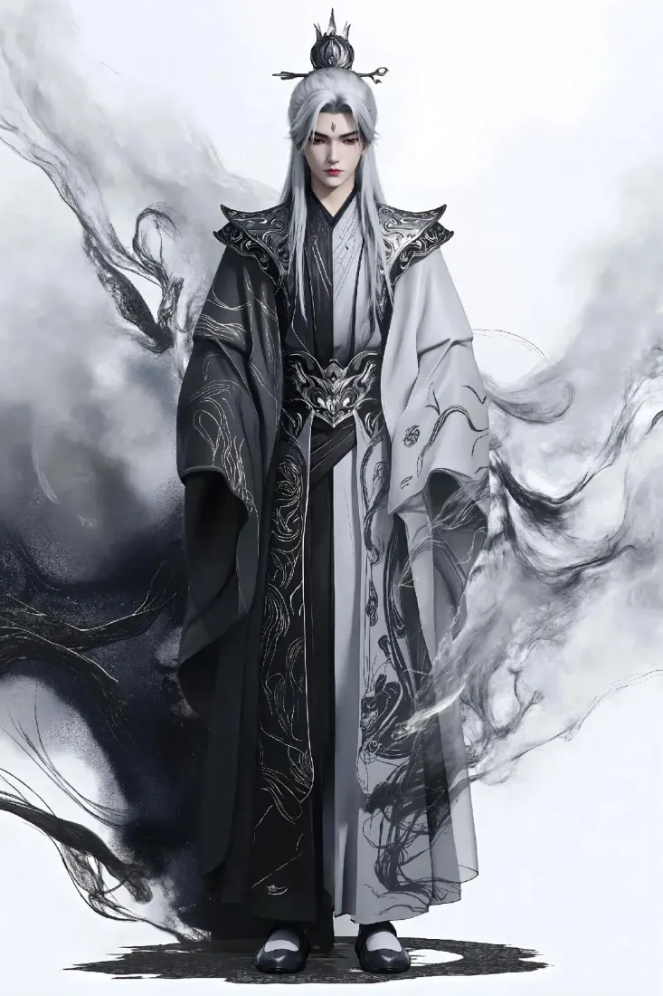 仙逆王麻子手机壁纸｜古风水墨背景图片 - 仙侠「哲风壁纸」