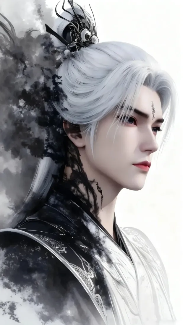 仙逆王麻子手机壁纸｜古风背景图片 - 白发古装「哲风壁纸」