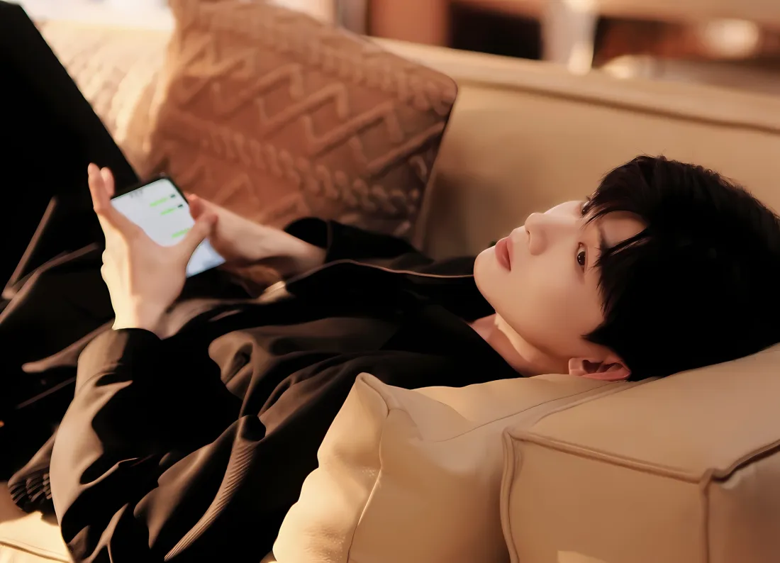 2k白敬亭壁纸｜沙发背景图片 - 休闲居家「哲风壁纸」