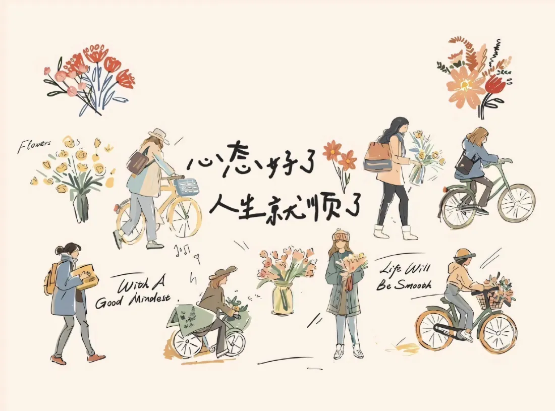 2k手绘插画壁纸｜温馨生活背景图片 - 治愈系「哲风壁纸」