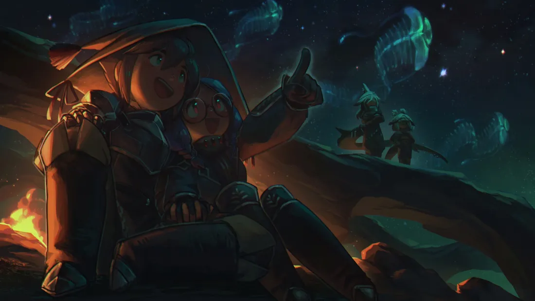 3k异世界情侣壁纸｜夜空背景图片 - 恋爱奇幻冒险「哲风壁纸」